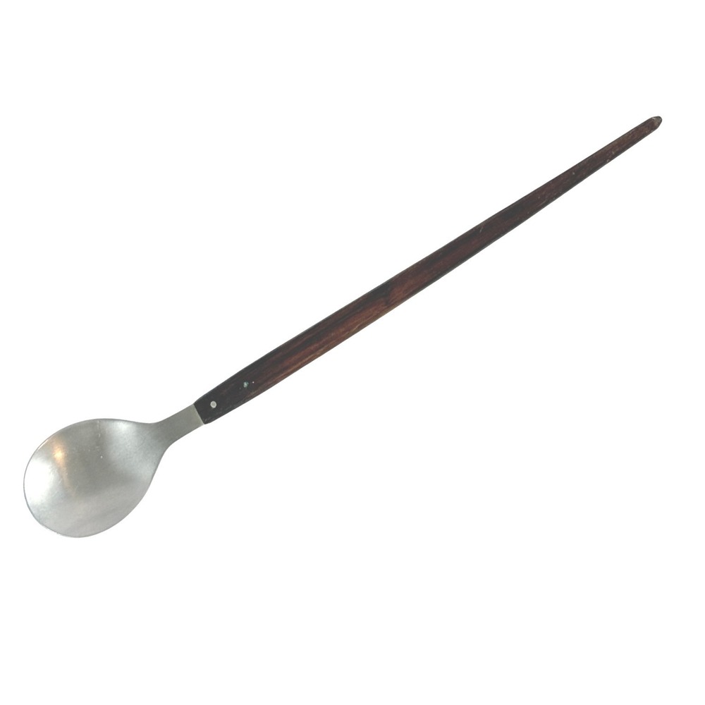 VTG MCM 1970s Japan Salad Serving Spoon 13" Long Wood Handle